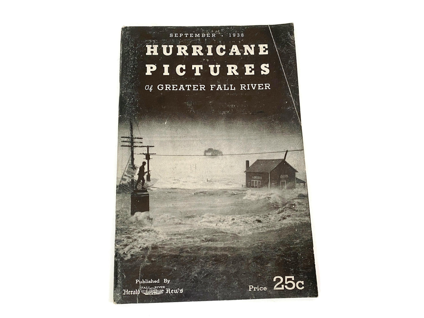 Vintage Hurricane of '38 Booklet Pictures of Greater Fall River 1938 at Duckwells