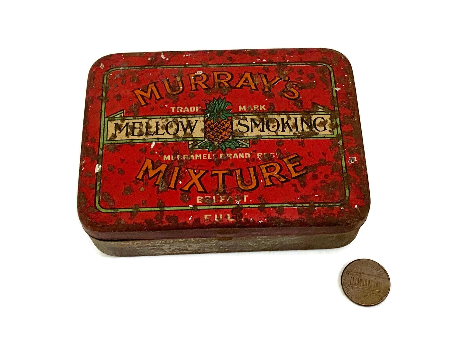 Antique Tobacco Tin Murray's Belfast Ireland at Duckwells