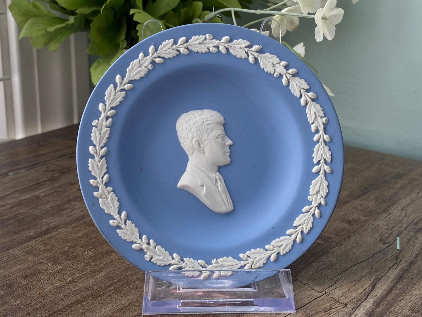 Midcentury JFK Commemorative Wedgwood Dish at Duckwells