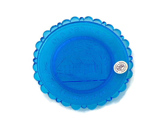 Vintage Pairpoint Glass Cup Plate Old Ordinary, Hingham, MA at Duckwells