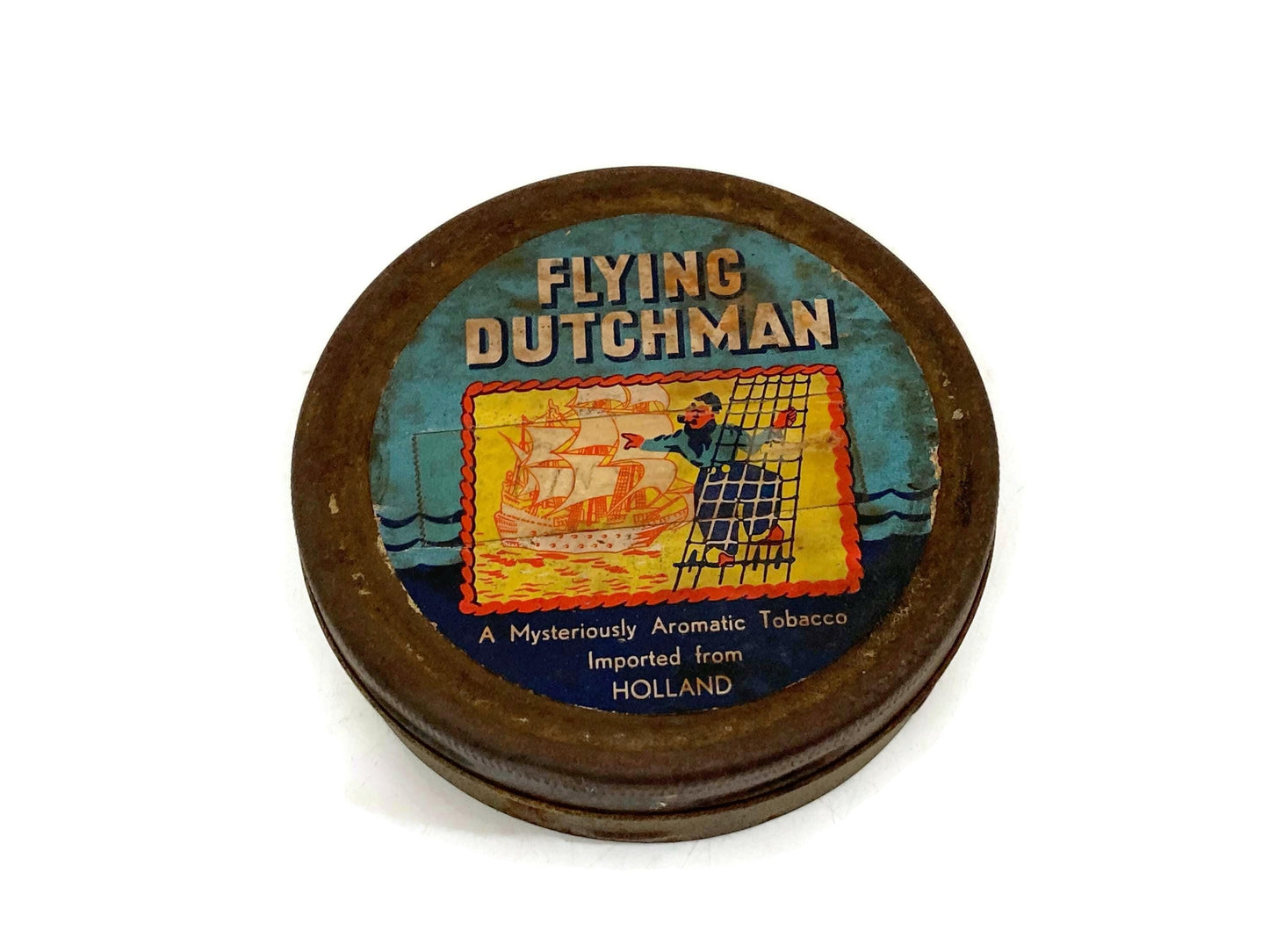 Vintage Flying Dutchman Tin Can Distributed by Hollco at Duckwells