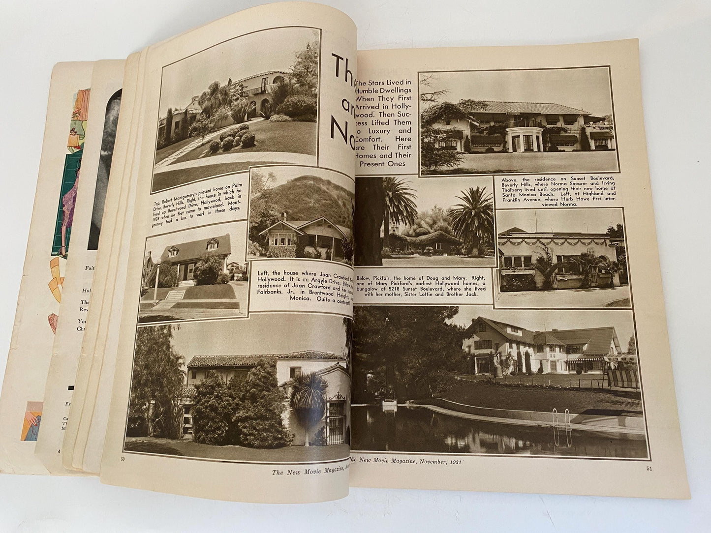 Vintage The New Movie Magazine 1931 Edition at Duckwells