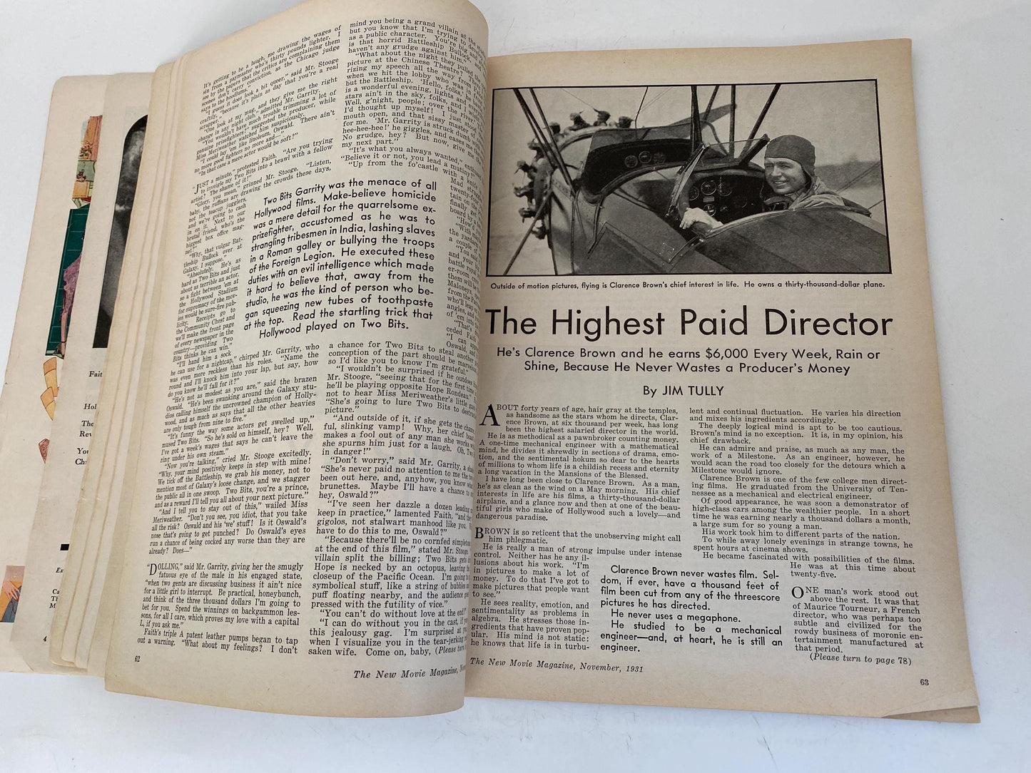 Vintage The New Movie Magazine 1931 Edition at Duckwells