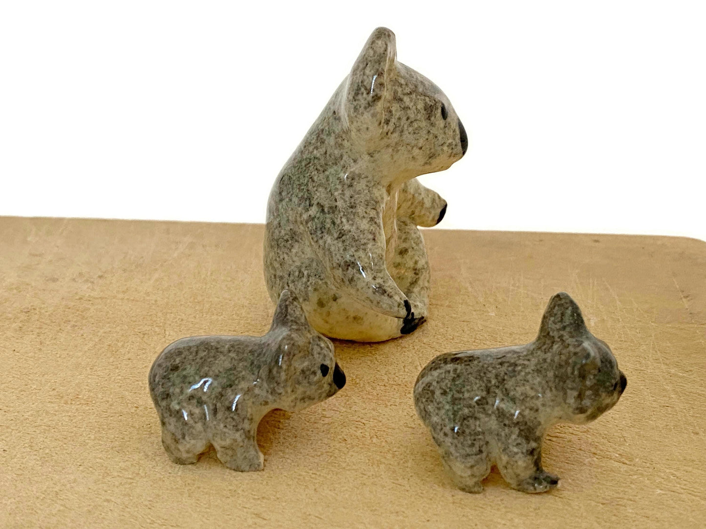 Vintage Koala Figurines by Hebb Pottery Australia