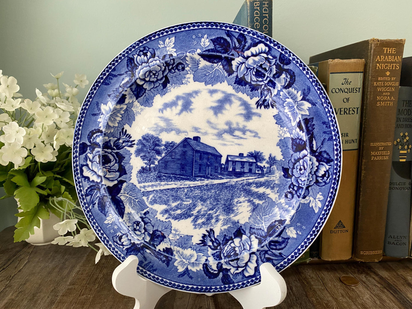 Antique Wedgwood Quincy Massachusetts Souvenir Plate