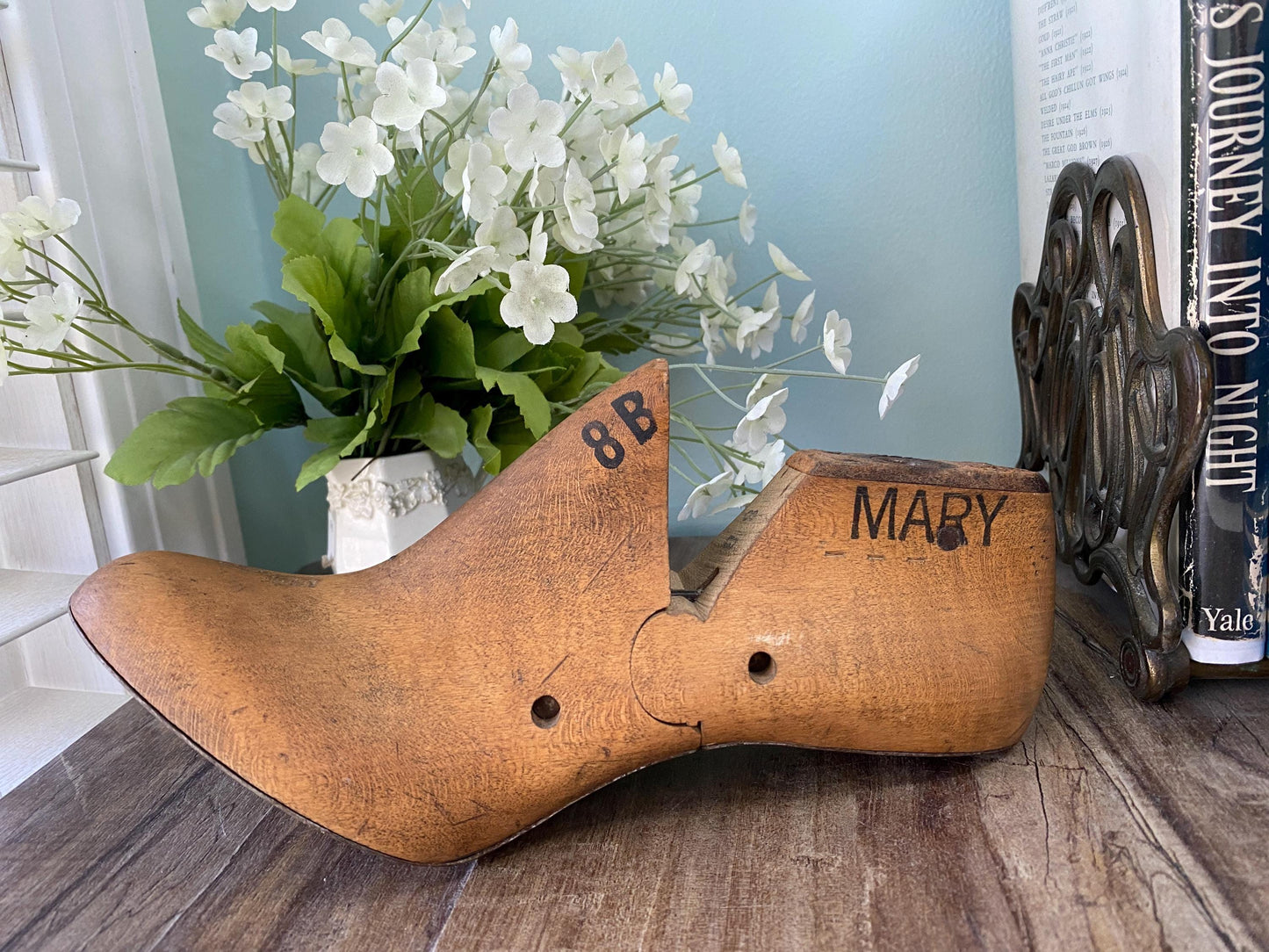 Vintage Wood Shoe Last Made in St. Louis at Duckwells