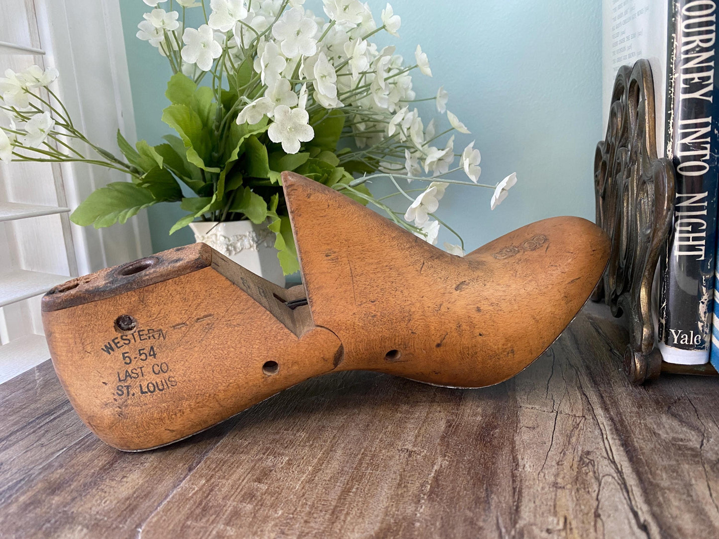 Vintage Wood Shoe Last Made in St. Louis at Duckwells