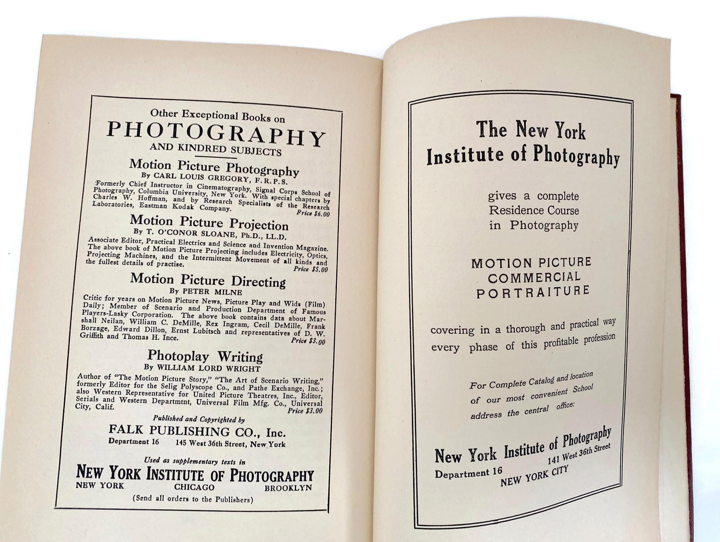 Antique Book, Screen Acting Its Requirements and Rewards 1922