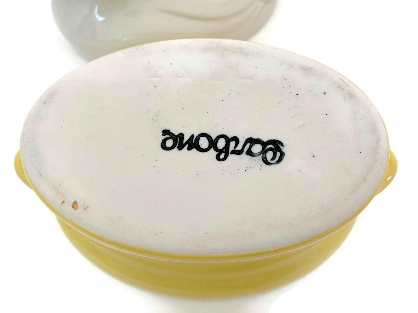 Vintage Ceramic Duck Small Casserole by Hall Carbone