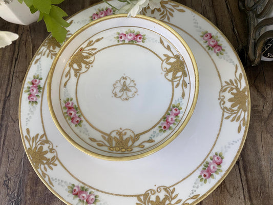 Antique Nippon Two Tiered Dish at Duckwells