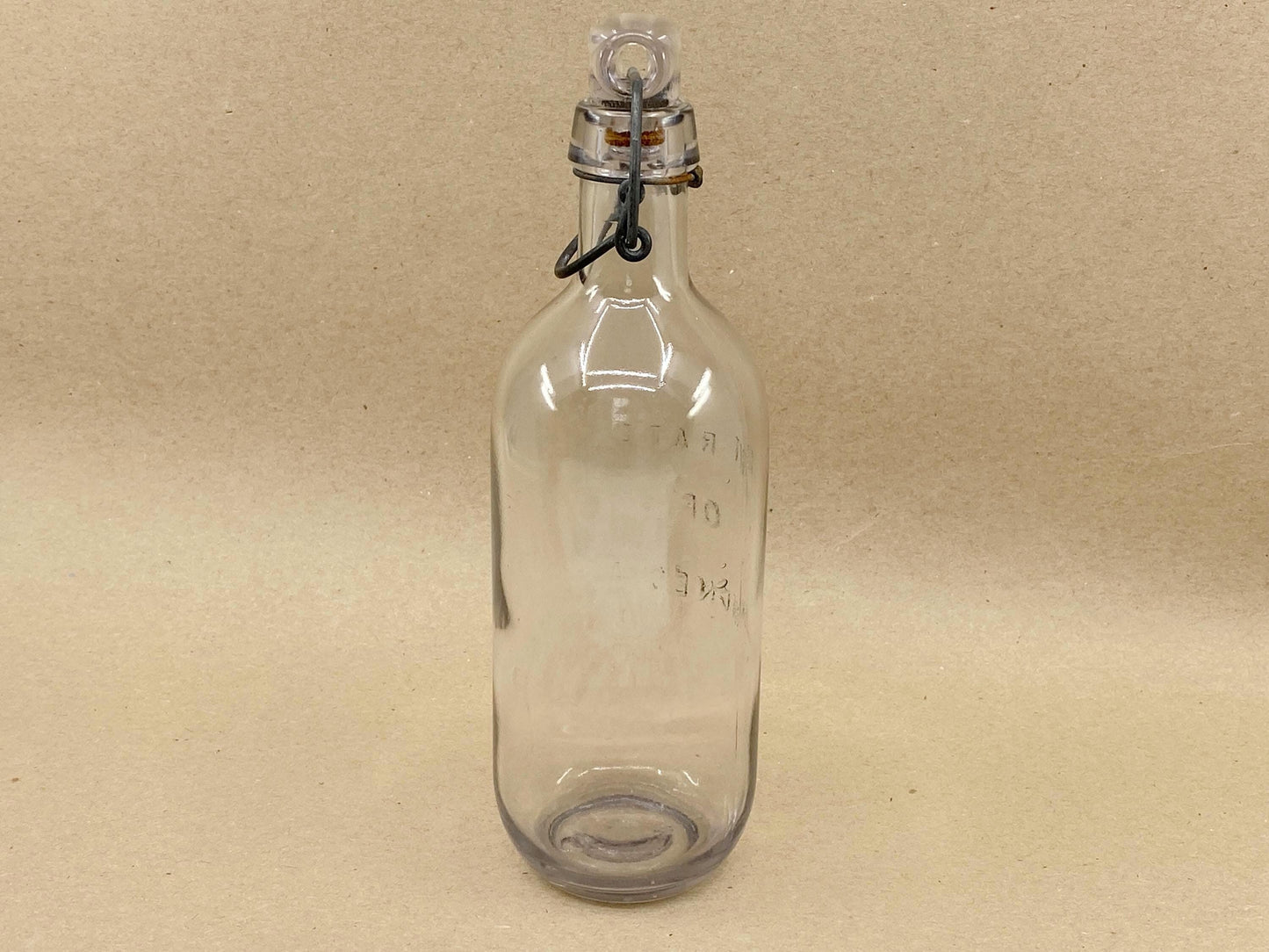 Vintage Apothecary Jar with Ground Glass Stopper