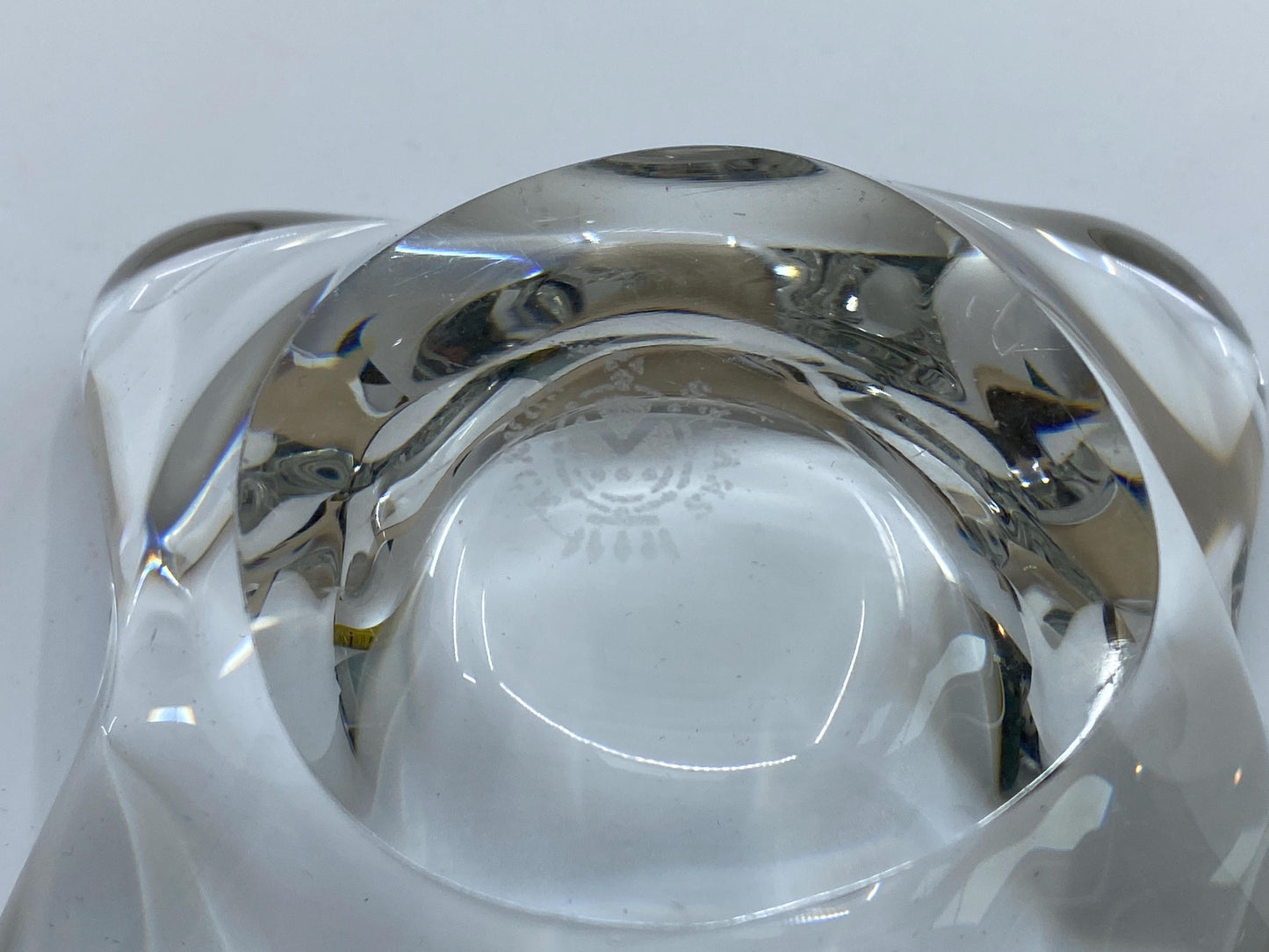 Vintage Sevres French Crystal Trinket Dish at Duckwells