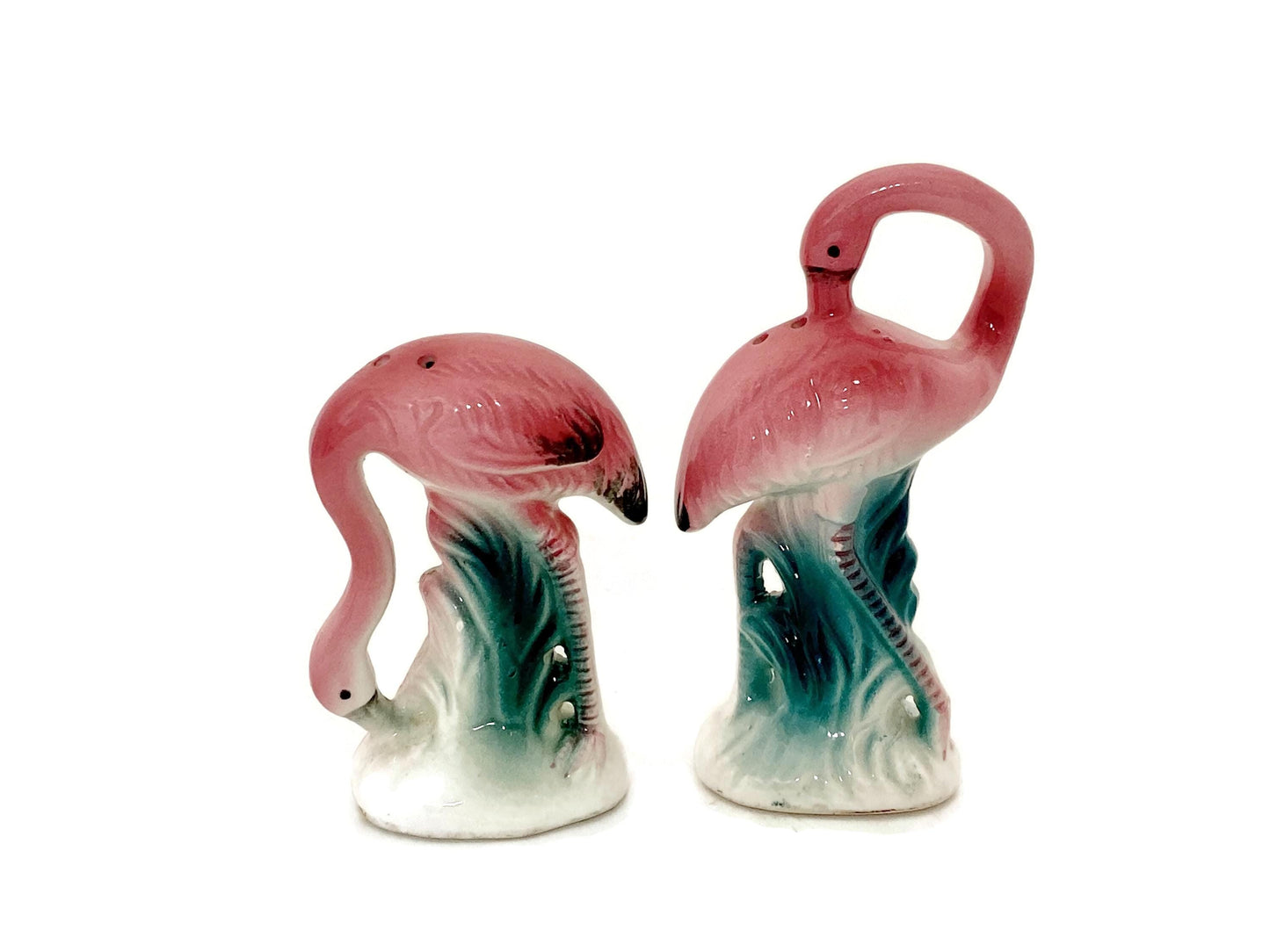 Midcentury Flamingo Salt and Pepper Shakers at Duckwells