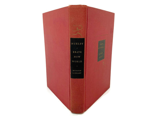 Vintage Hardcover Book, Brave New World by Aldous Huxley at Duckwells