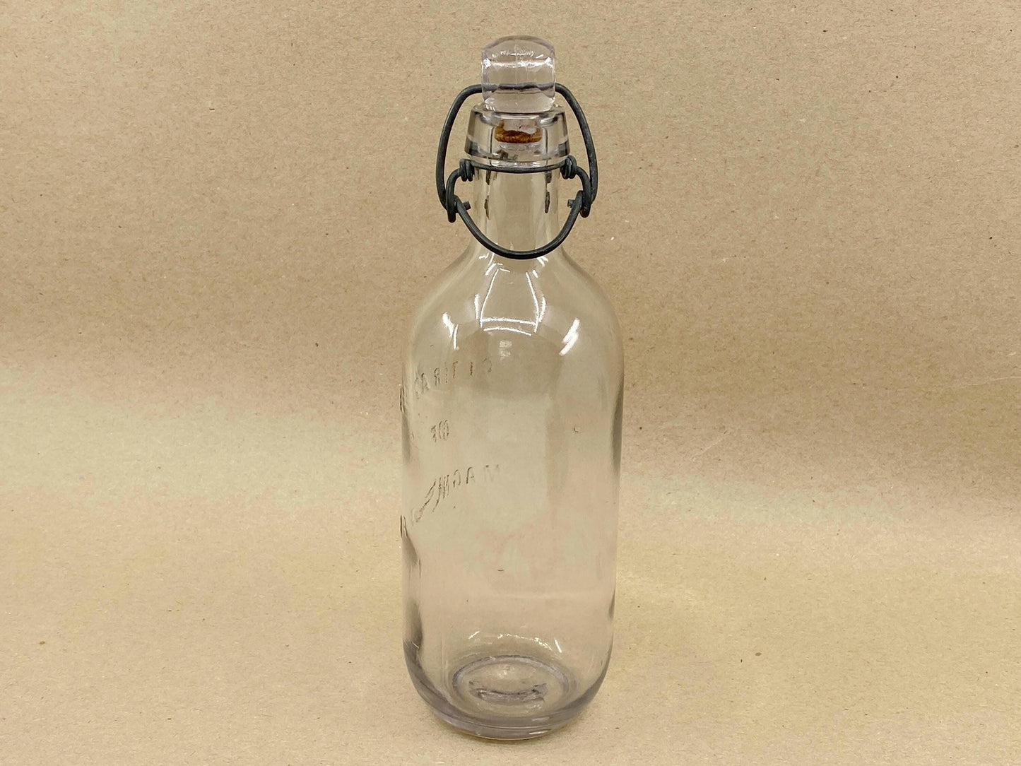 Vintage Apothecary Jar with Ground Glass Stopper
