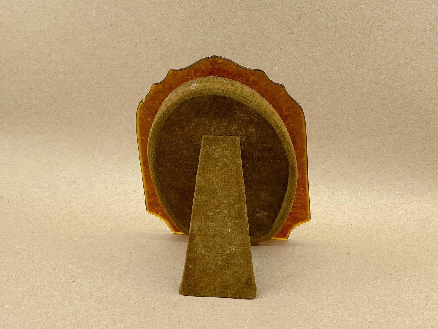 Vintage Bakelite Tabletop Beveled Mirror at Duckwells