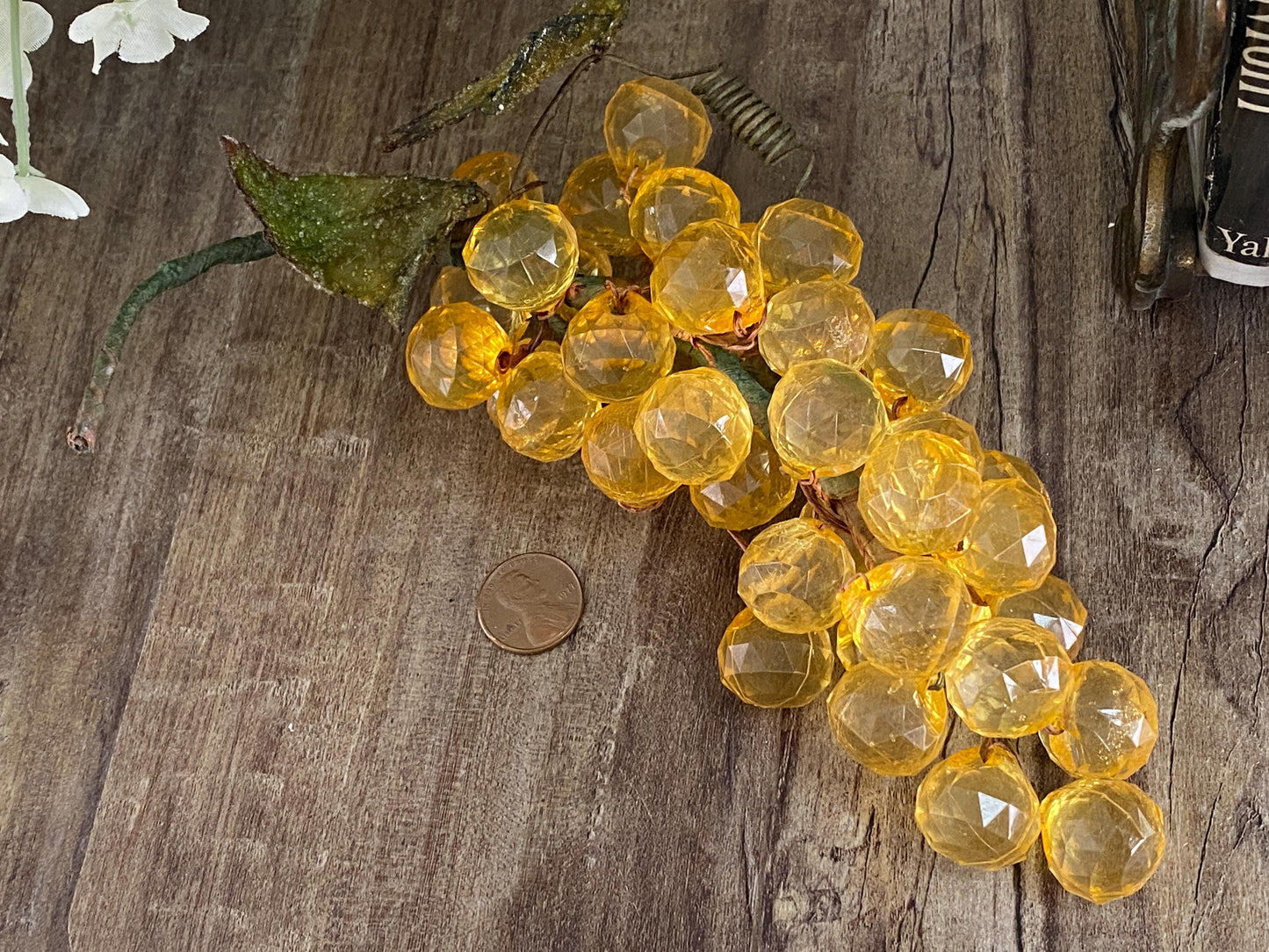 Midcentury Lucite Faceted Grape Bunch at Duckwells