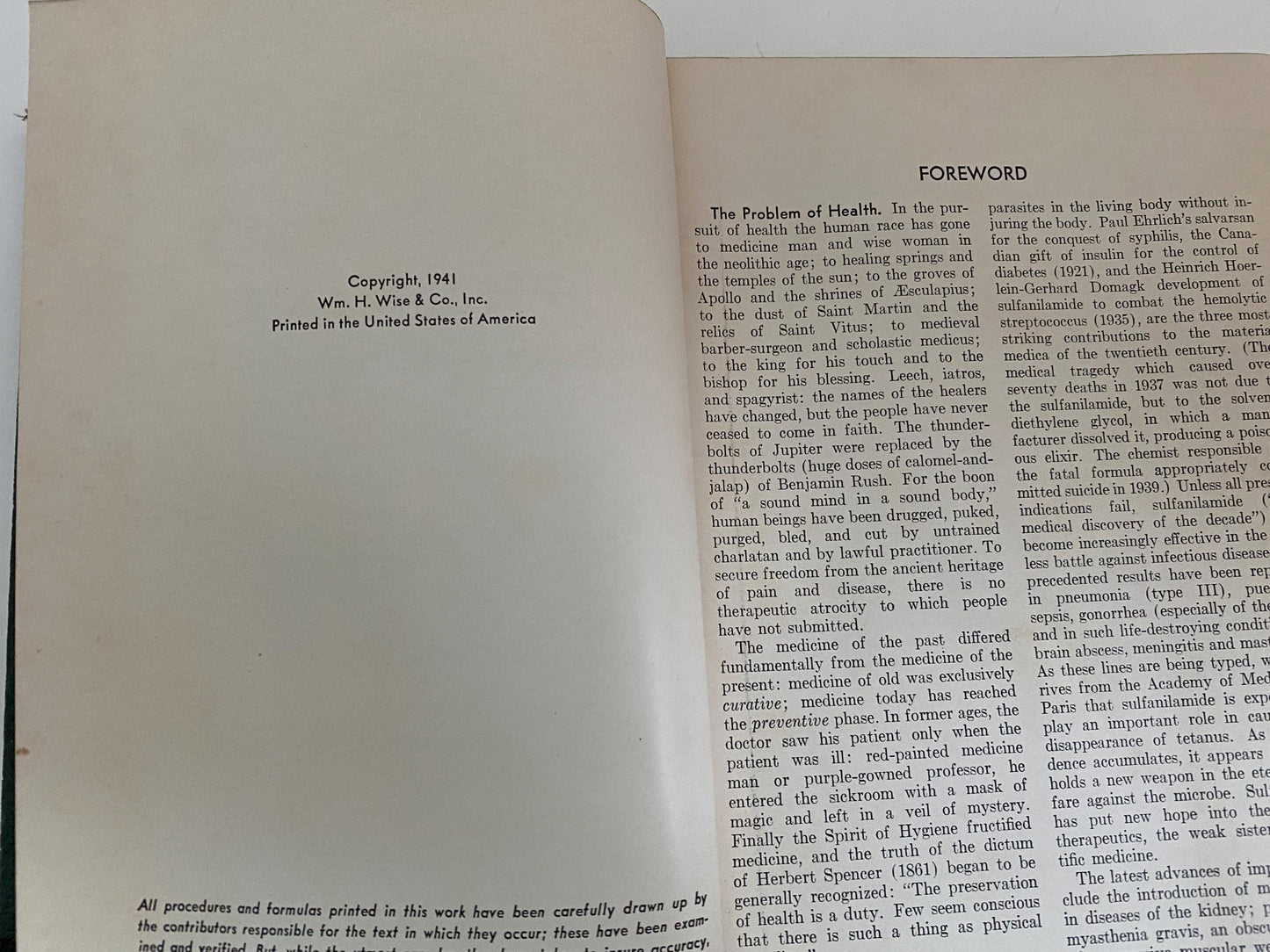 Vintage Medical Book, The New People's Physician Vol.1-Illustrated at Duckwells