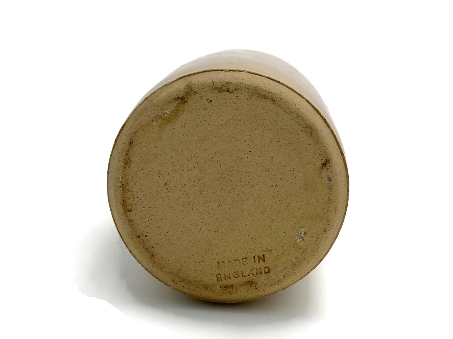 Vintage Stoneware Jug with Advertising for Hair Curl Product at Duckwells