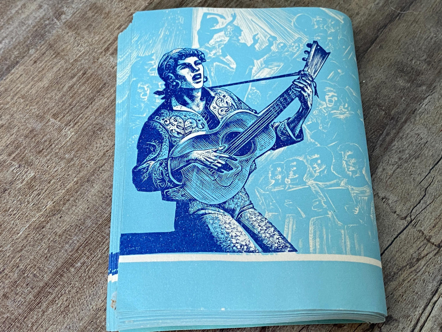 Vintage Bookplate by Antioch Bookplate Company with Rock and Roller at Duckwells