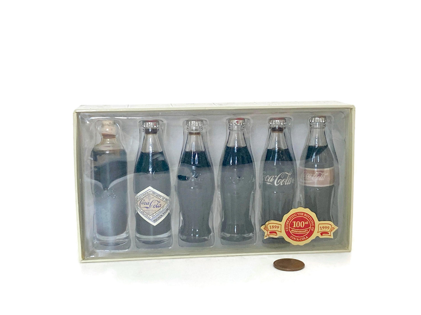 Vintage Coca Cola Bottles Collectible Miniatures at Duckwells