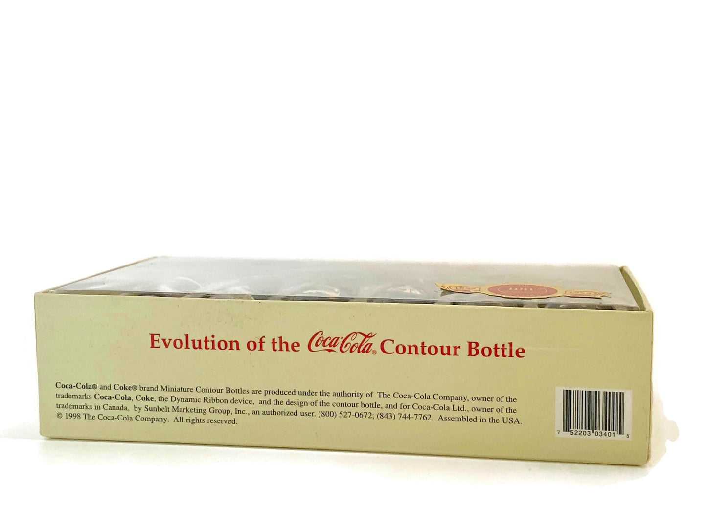 Vintage Coca Cola Bottles Collectible Miniatures at Duckwells