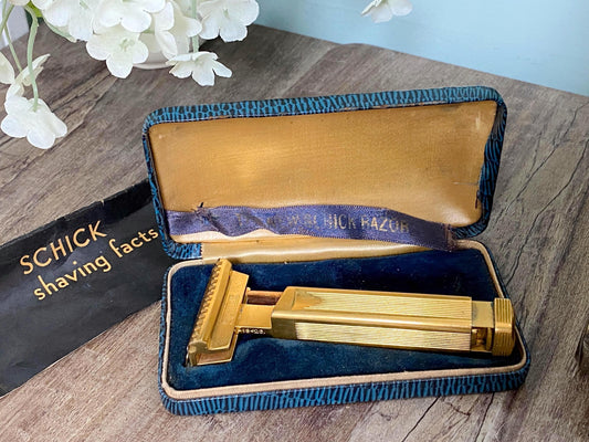 Antique Schick Repeating Razor Type B2 with Case and Instructions 1920s-1930s at Duckwells