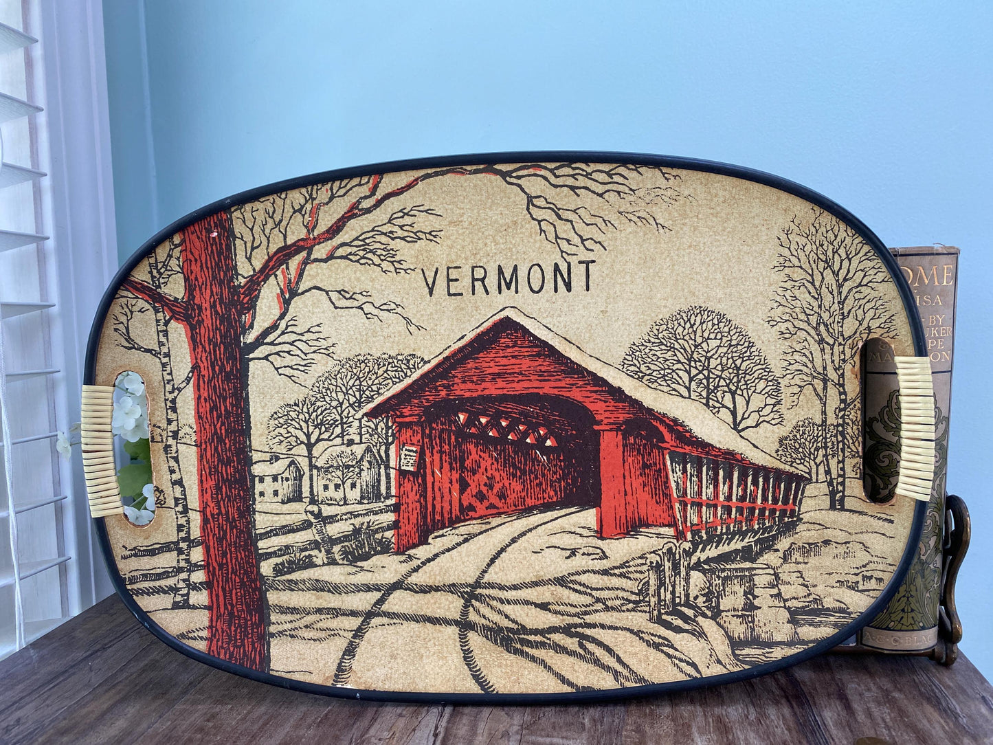 Vintage Vermont Souvenir Tray at Duckwells