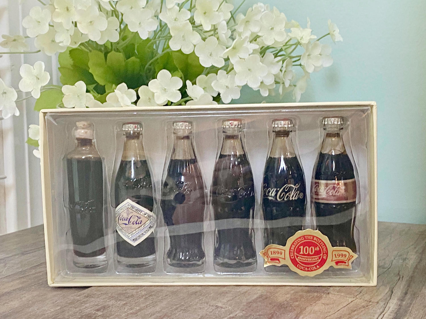 Vintage Coca Cola Bottles Collectible Miniatures at Duckwells
