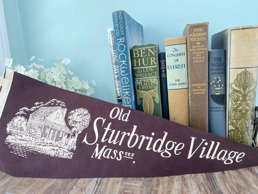 Vintage Old Sturbridge Village Pennant at Duckwells