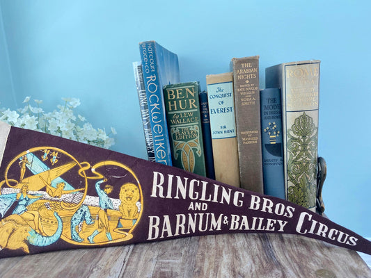 1950s Ringling Brothers and Barnum Bailey Circus Pennant at Duckwells
