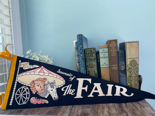 Vintage Souvenir of the Fair Felt Pennant