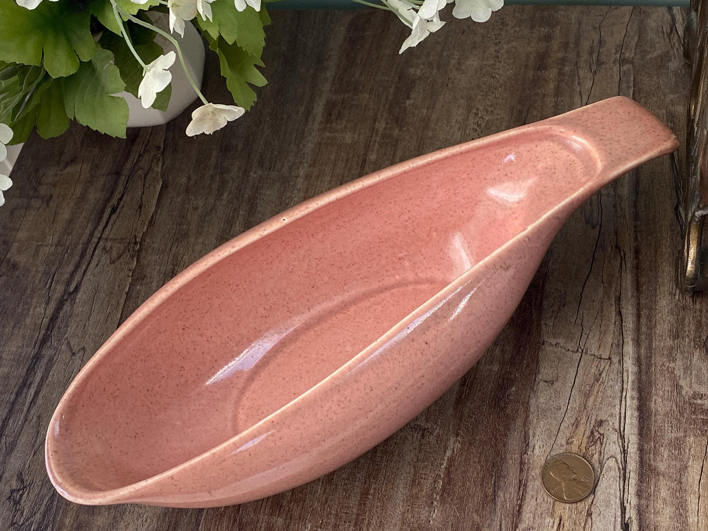 Mid Century Modern Russel Wright Gray Boat at Duckwells