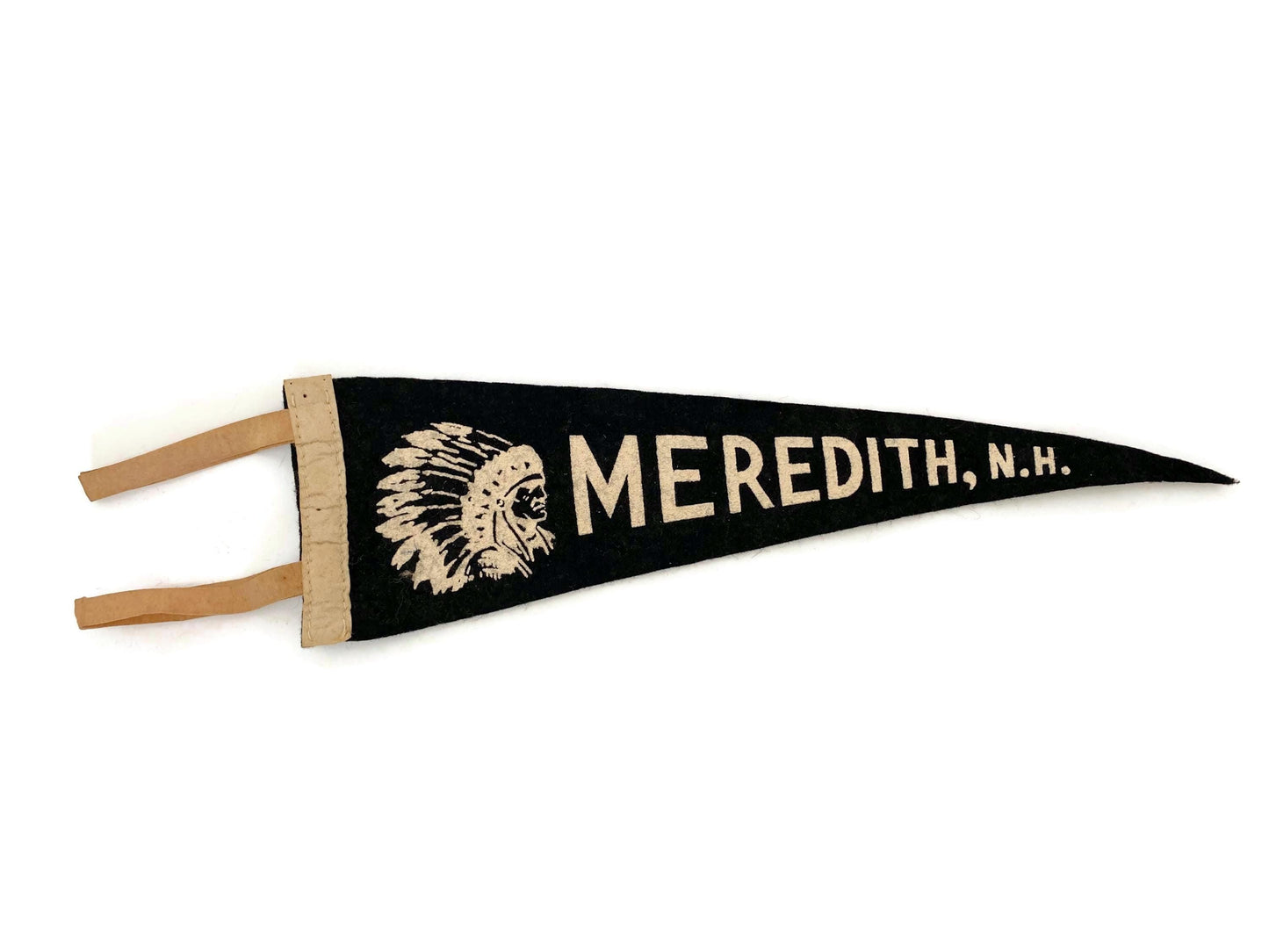 Vintage Meredith New Hampshire Pennant
