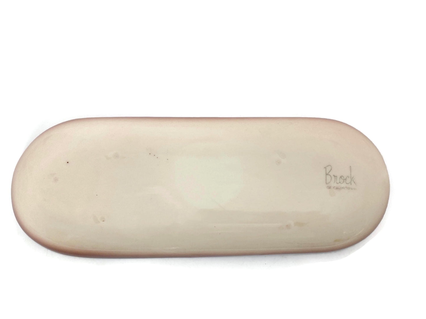 Vintage Brock of California Pottery Oval Dish at Duckwells