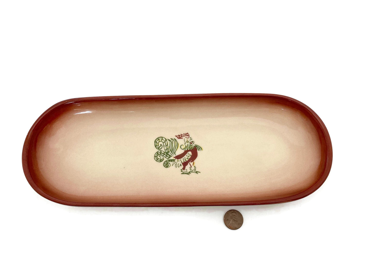 Vintage Brock of California Pottery Oval Dish at Duckwells