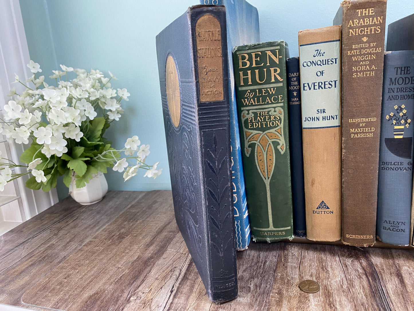 Vintage Military History Book, Battle Stations! Your Navy in Action