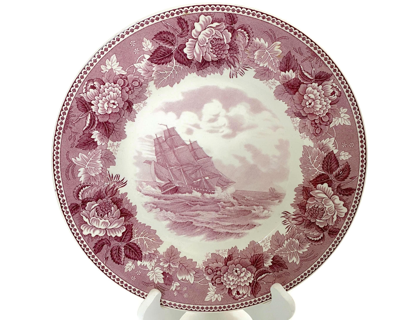 Vintage USS Constitution Wedgwood Souvenir Plate at Duckwells
