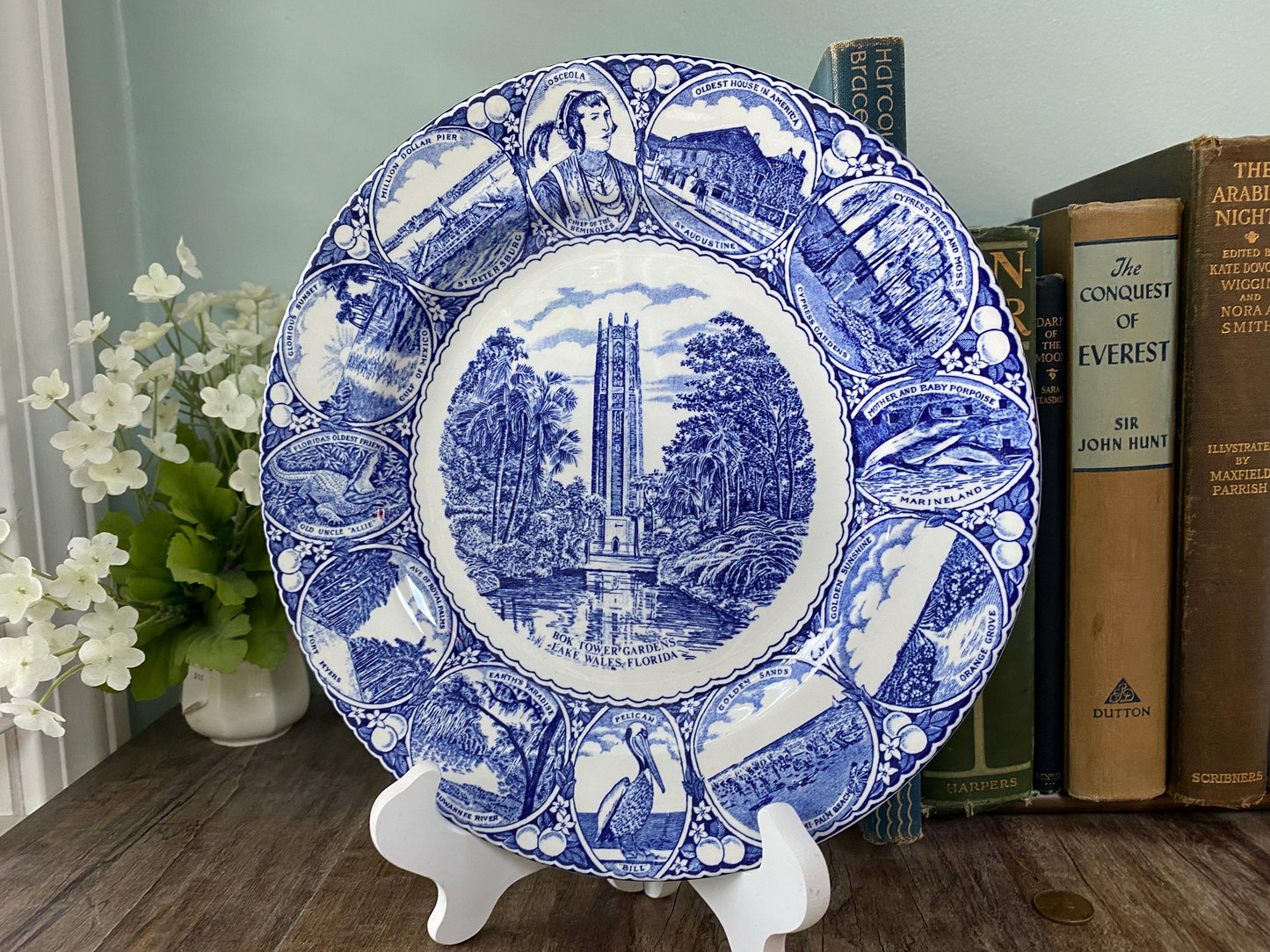 Vintage Bok Tower Gardens Florida Plate at Duckwells