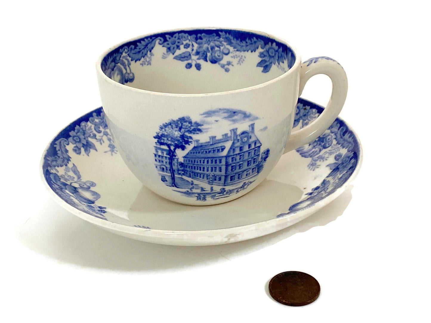 Vintage Harvard University Wedgwood Cup and Saucer at Duckwells