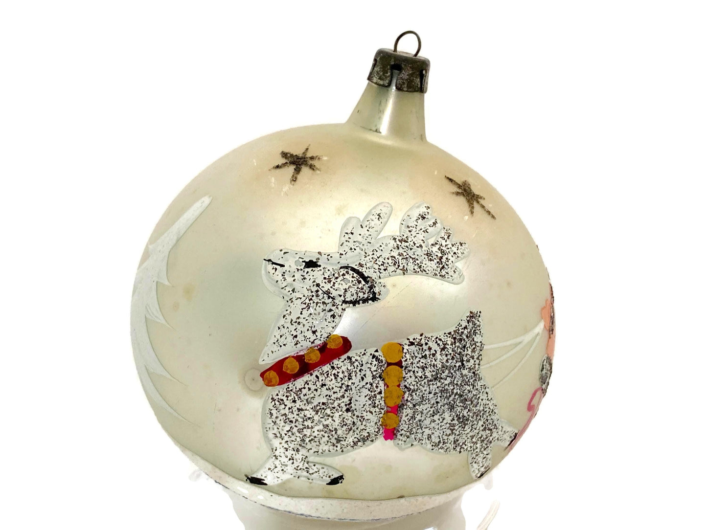 Midcentury Glass Christmas Ornament by Fantasia