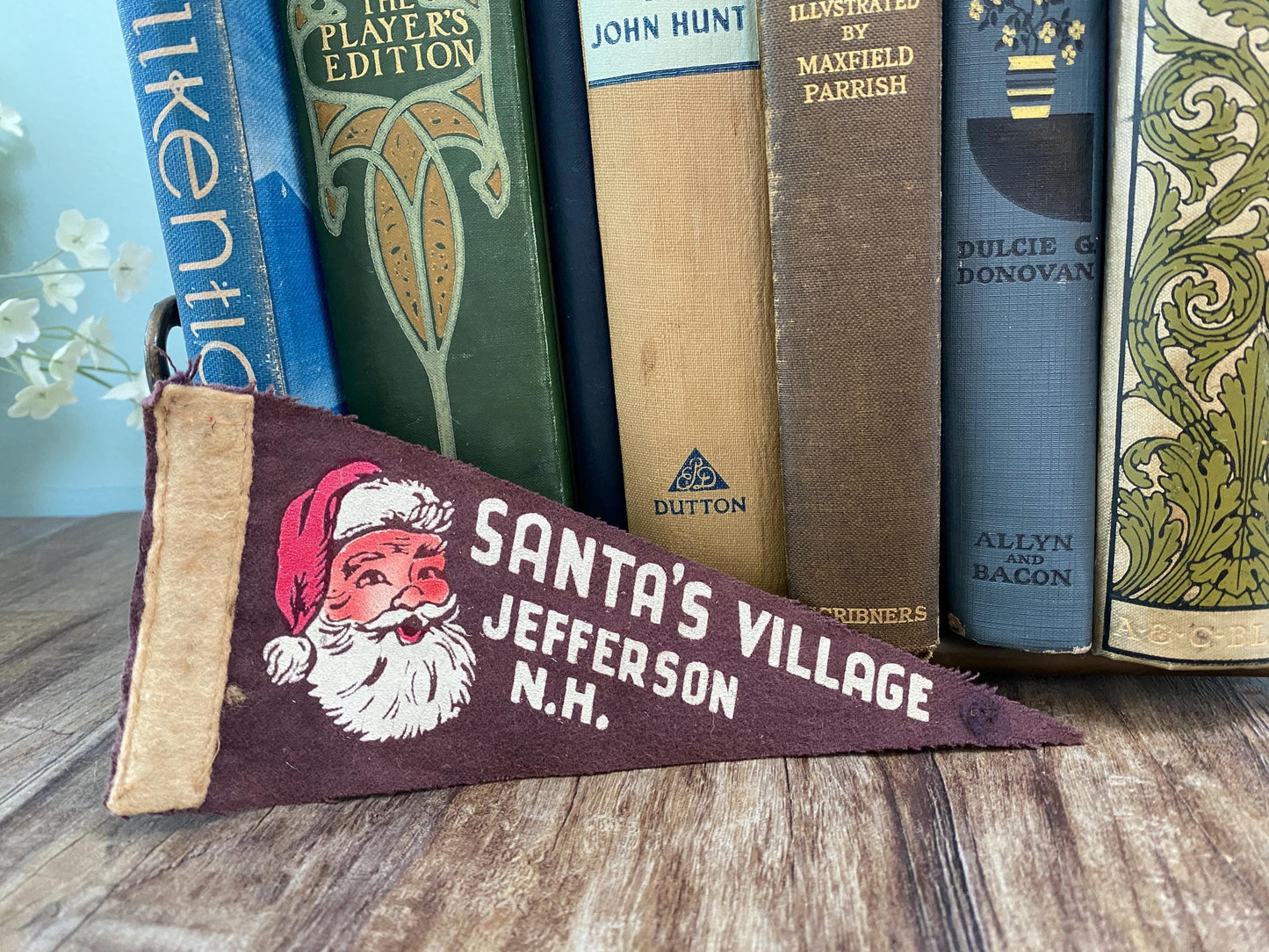 Vintage Santa's Village, New Hampshire Souvenir Pennant at Duckwells