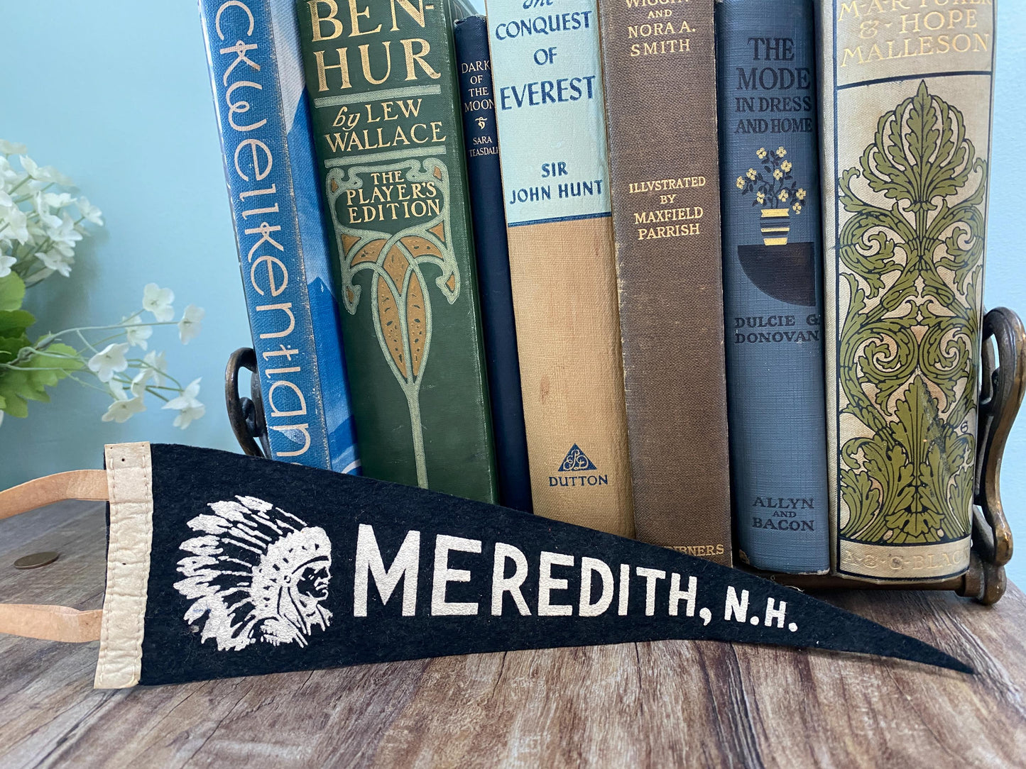 Vintage Meredith New Hampshire Pennant