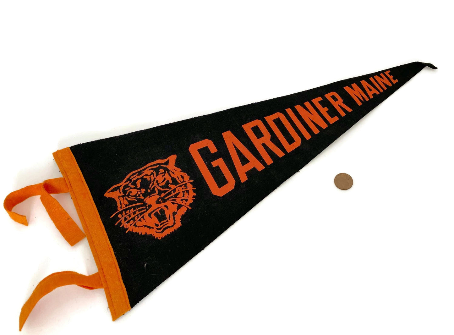 Vintage Gardiner Maine Pennant at Duckwells