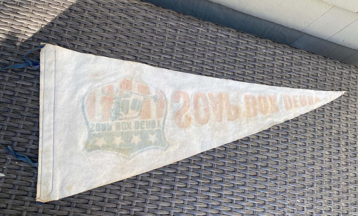 Vintage Soap Box Derby Felt Pennant at Duckwells