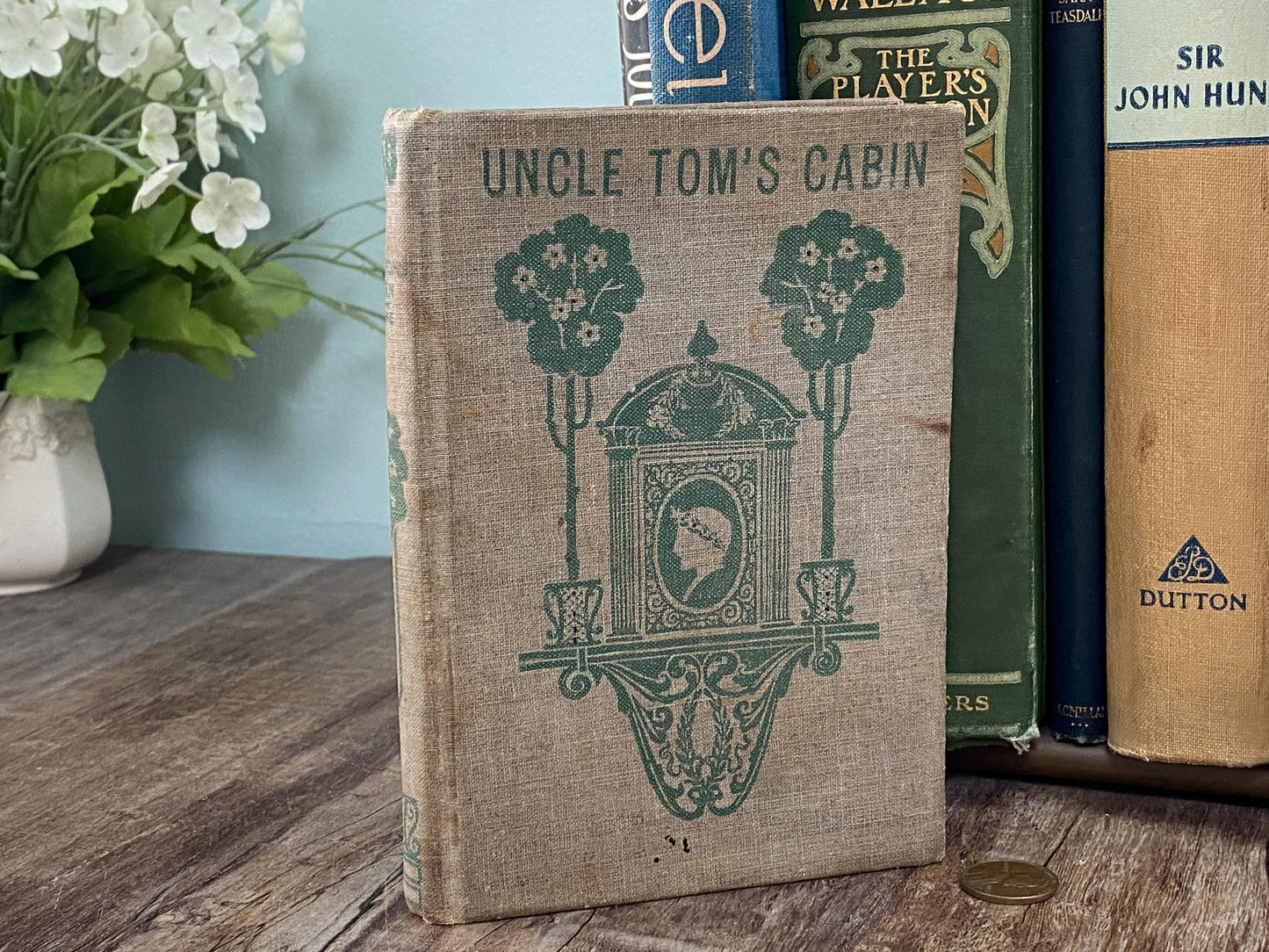 Antique Book Uncle Tom’s Cabin by Harriet Beecher Stowe; 1880s Edition at Duckwells