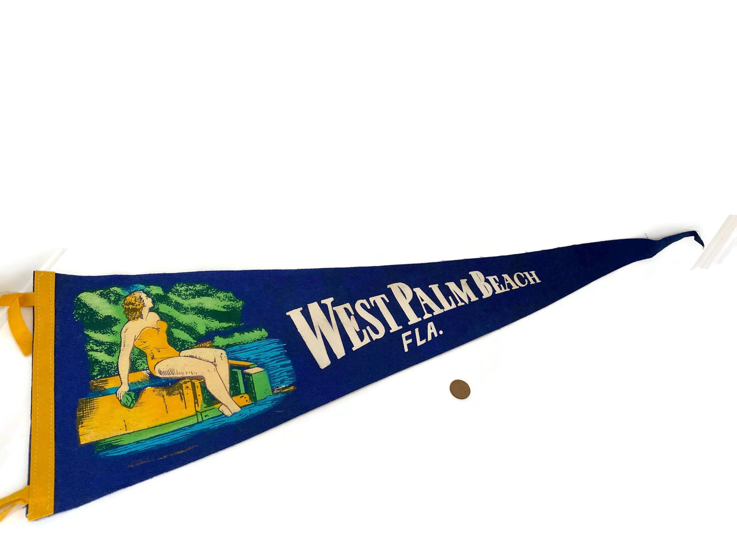 Vintage West Palm Beach, FL Pennant