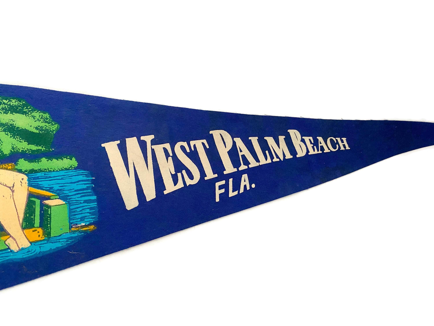 Vintage West Palm Beach, FL Pennant