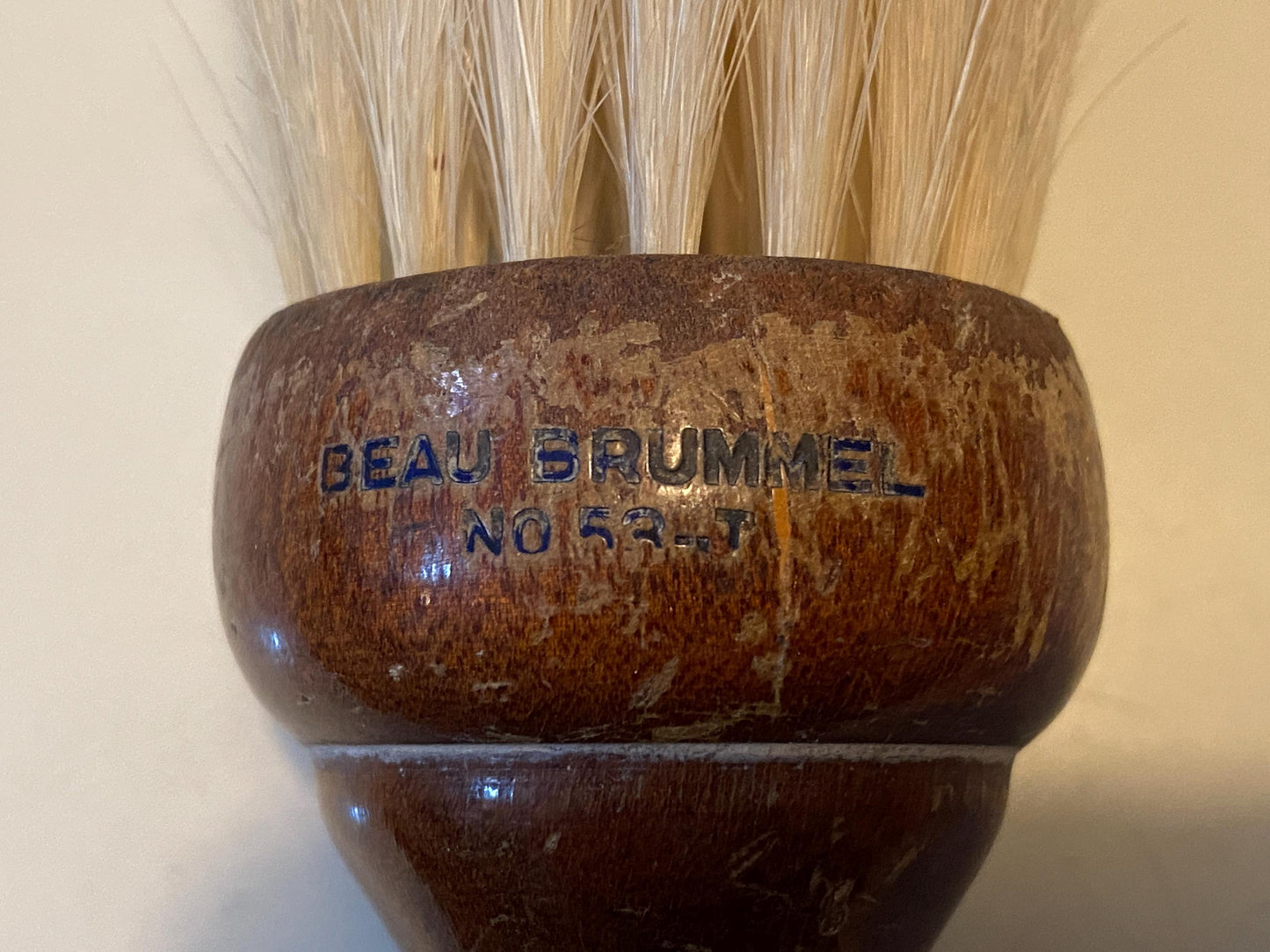 Antique Shaving Brush by Beau Brummel