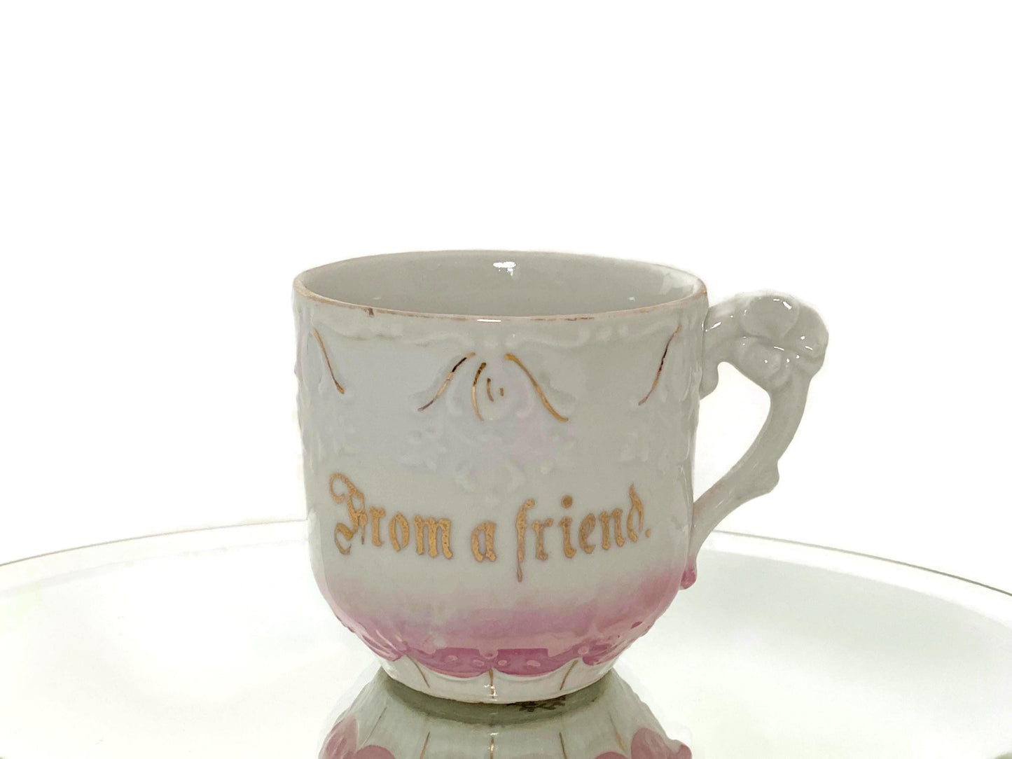 Antique Demitasse Friendship Cup